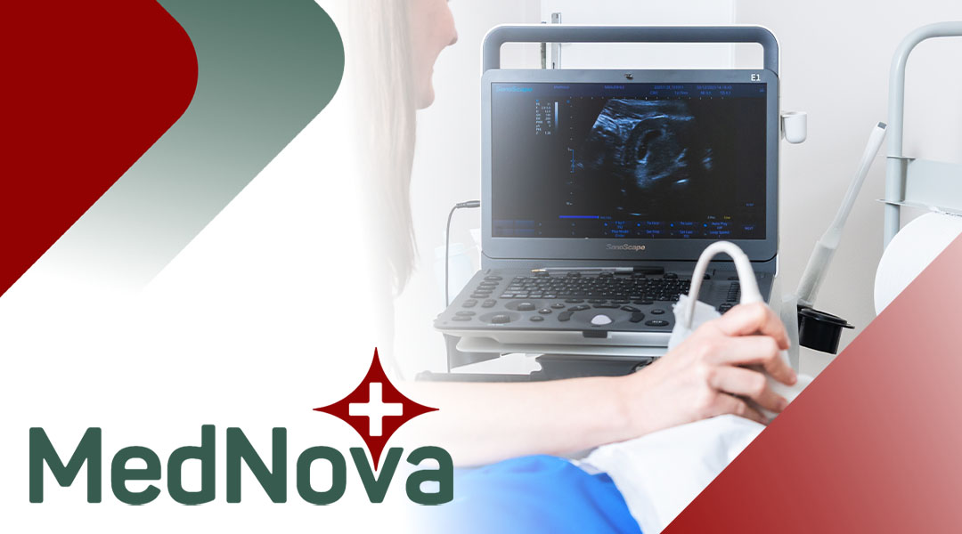 Early pregnancy sonar being conducted by Dr Tanya Webber