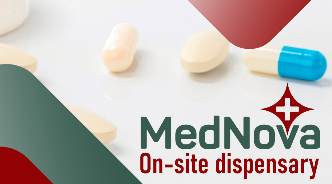 Medical Doctors in Bryanston header - Pills on white background