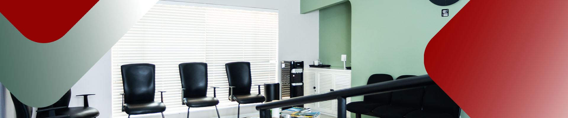 Interior of MedNova, doctors office in Sandton