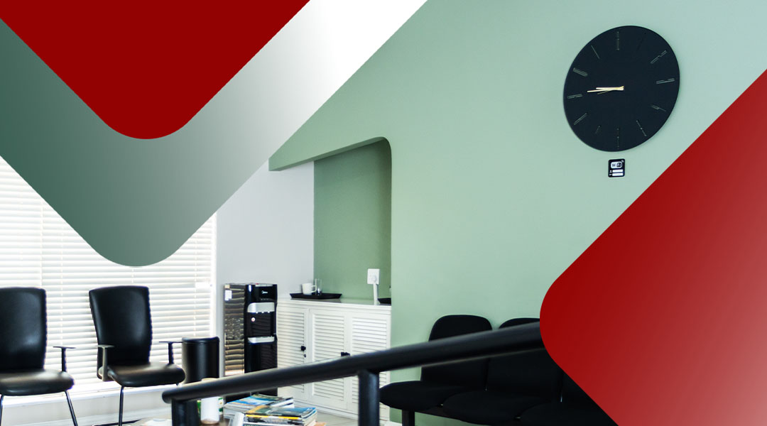 Interior of MedNova, doctors office in Sandton